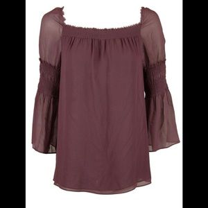 Theory Alterina Georgette Silk Top